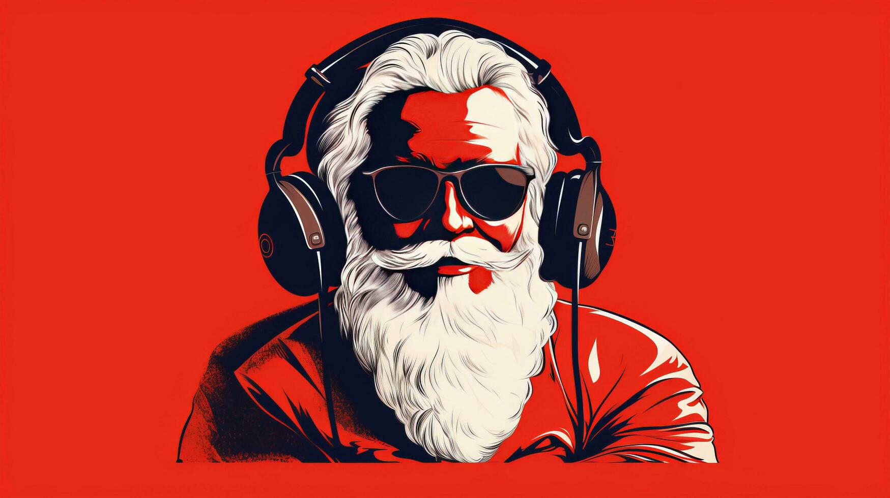 Cool Santa Claus DJ photo