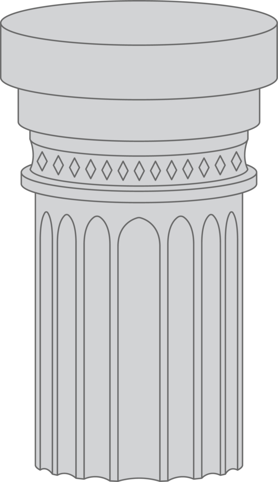 Ancient columns clipart png