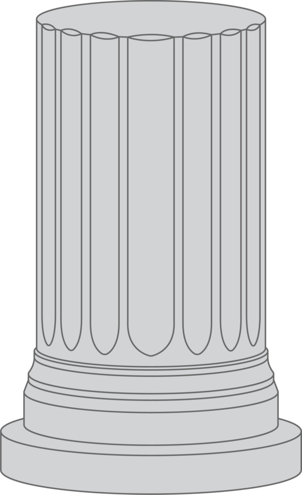 Ancient columns clipart png