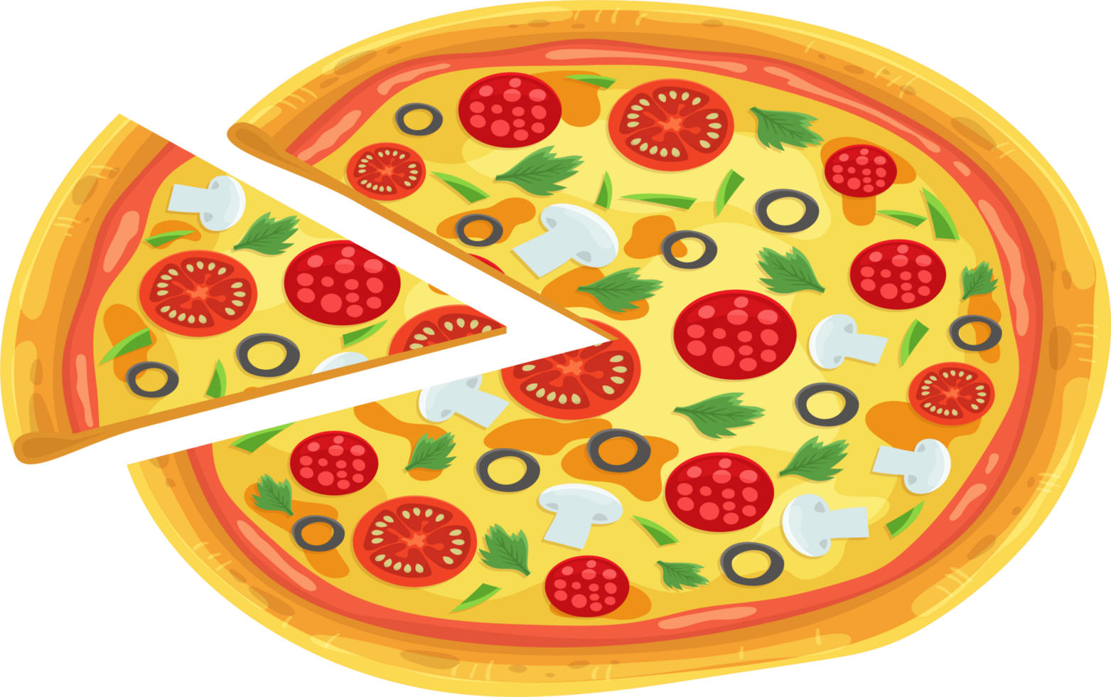 Pizza clipart design png