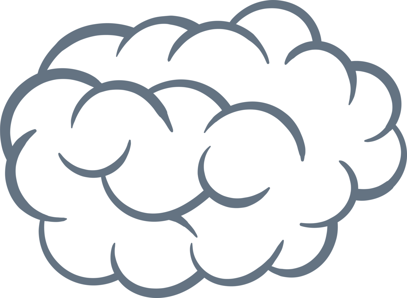 Brain cartoon icon clipart png