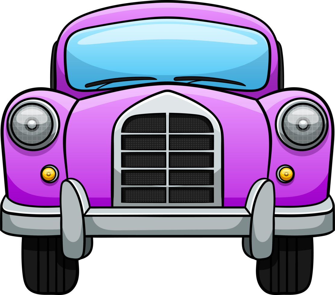 Old retro car clipart png