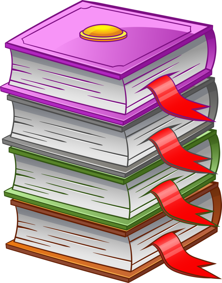 Books clipart desgin png