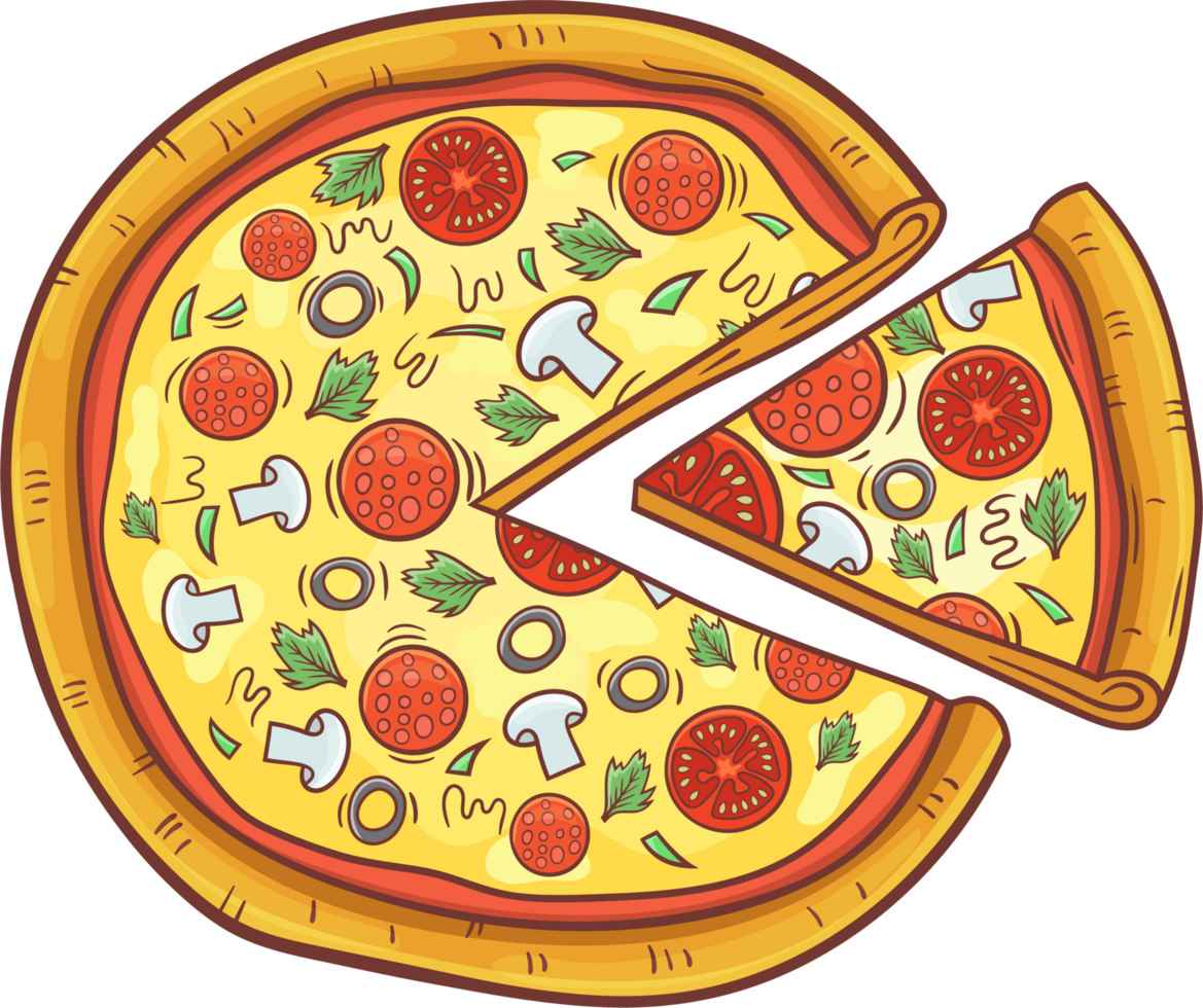Pizza clipart design png