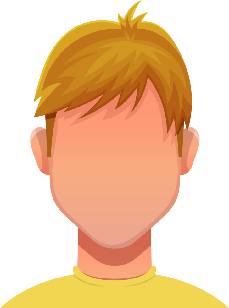 homem face clipart png