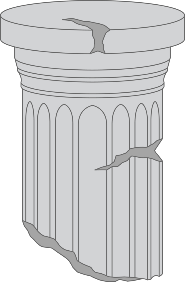 Ancient columns clipart png