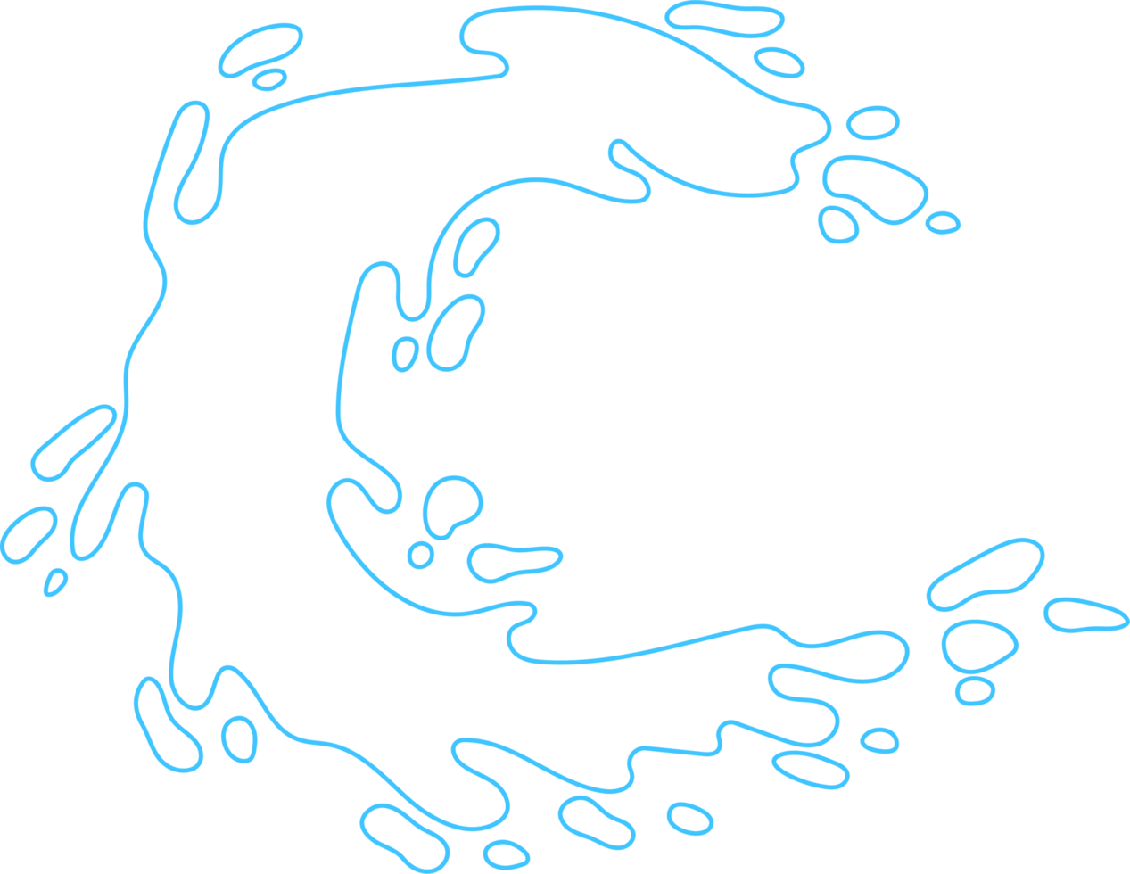 Water splash clipart png