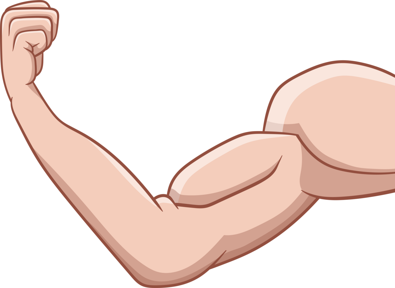 Muscle arm drawing clipart png