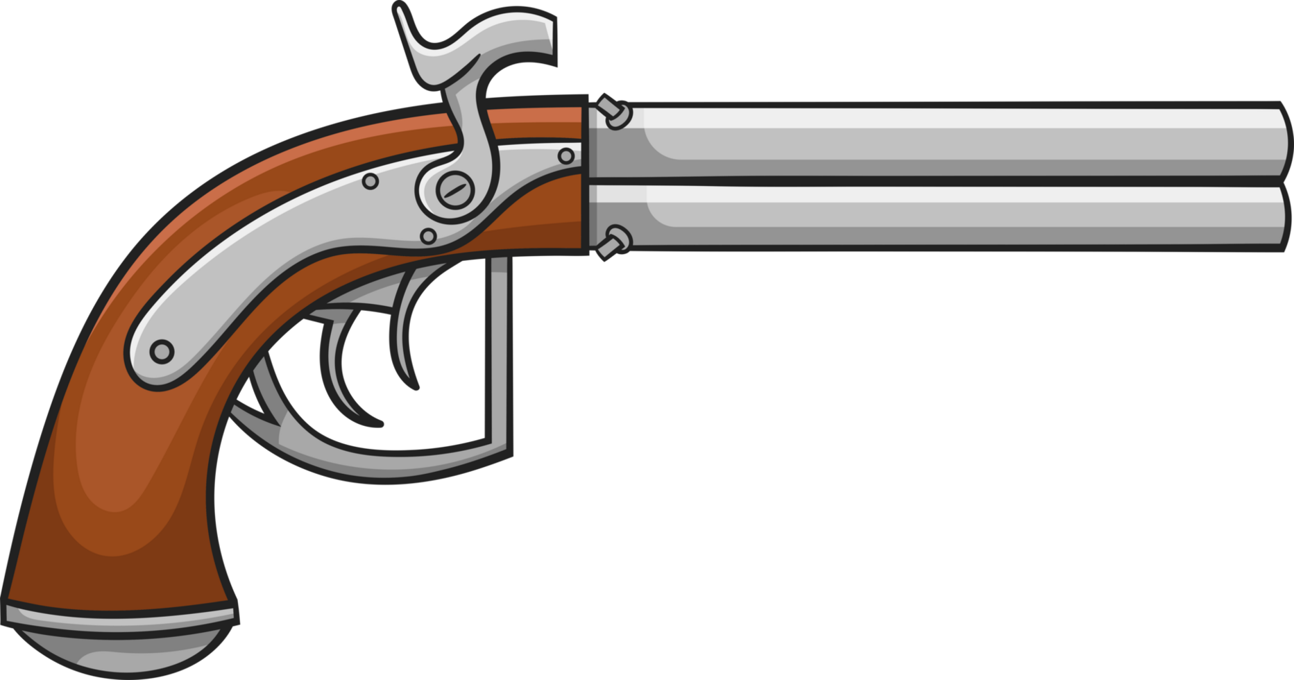 Pistol clipart design png