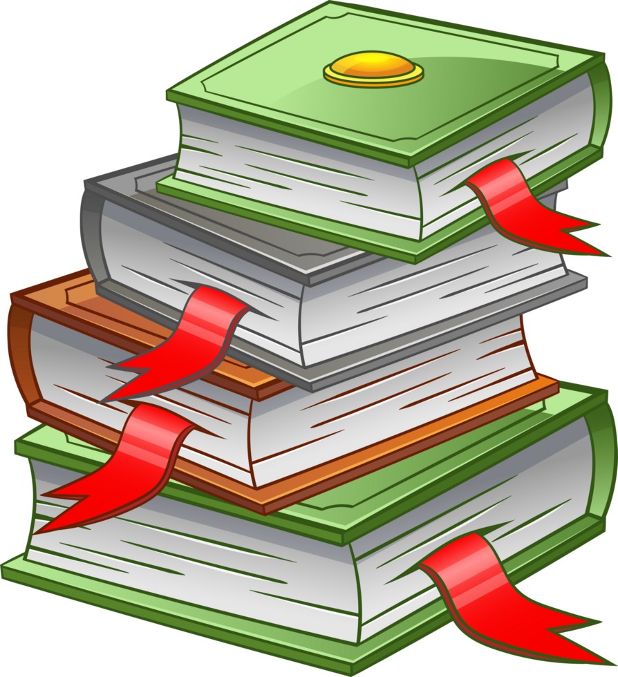 libros clipart diseño png