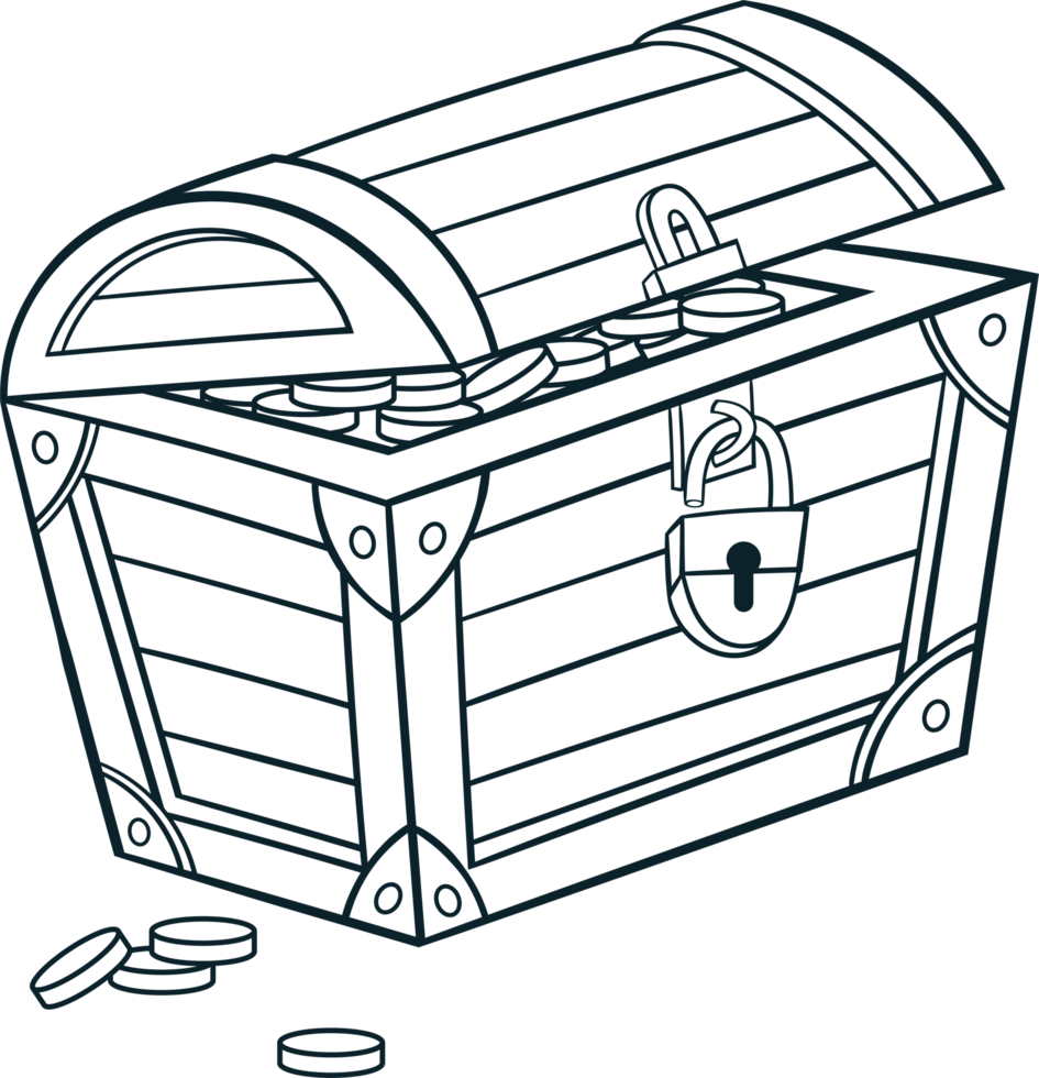 Treasure chest clipart png