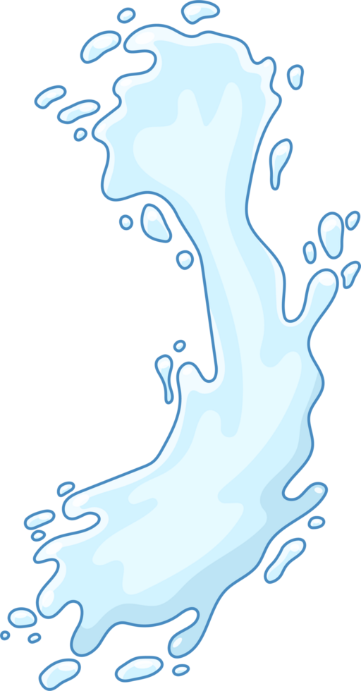 Water splash clipart png