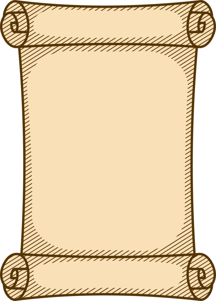 Old scroll clipart png