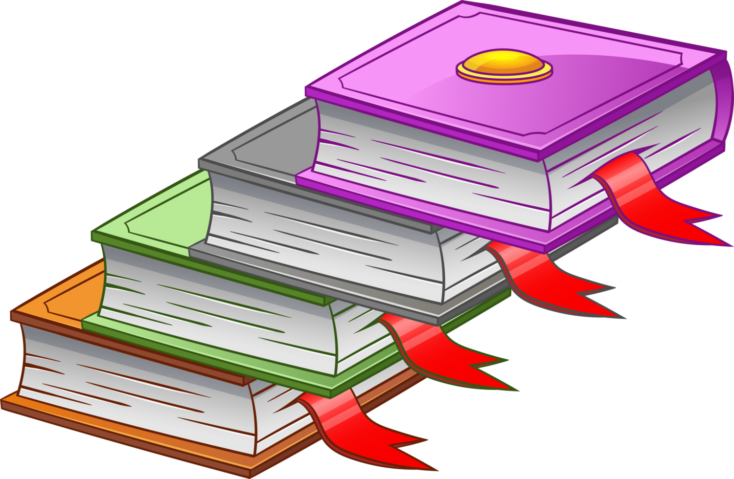 Books clipart desgin png