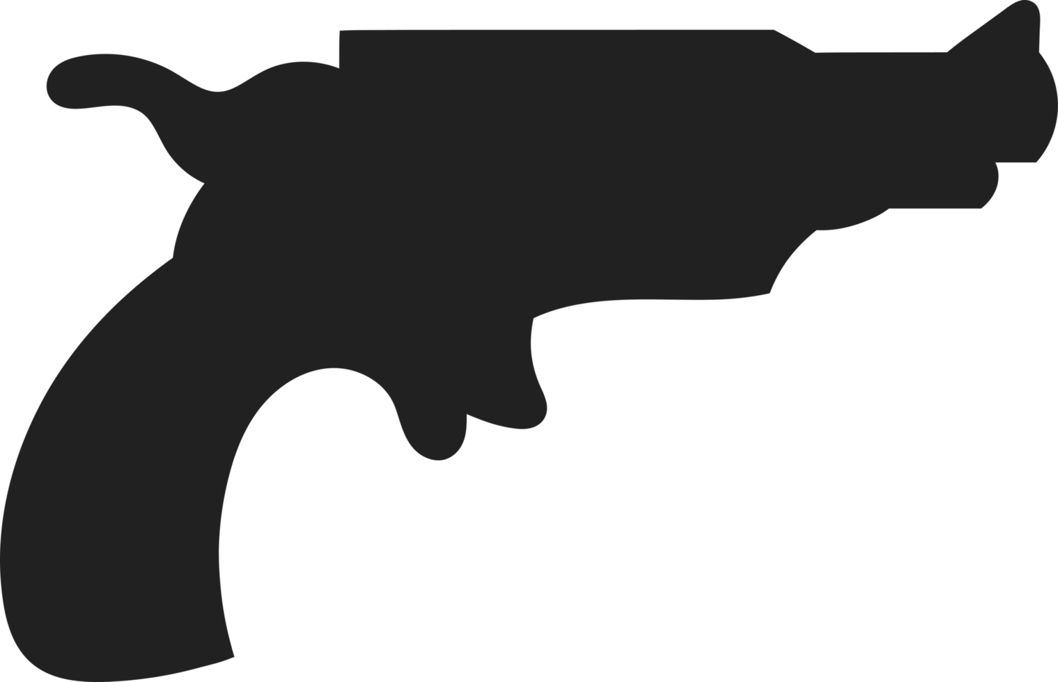Pistol clipart design png