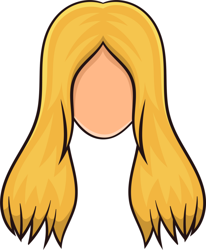 Woman hair clipart png