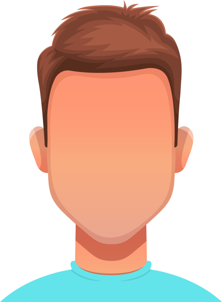 Man face clipart png