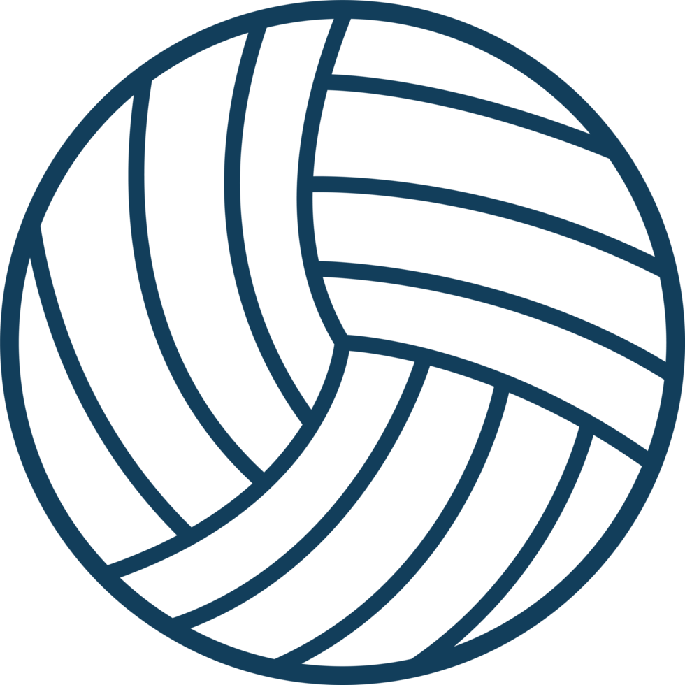 Volleyball clipart design png