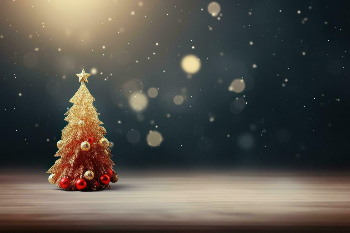 Merry Christmas background with copy space photo