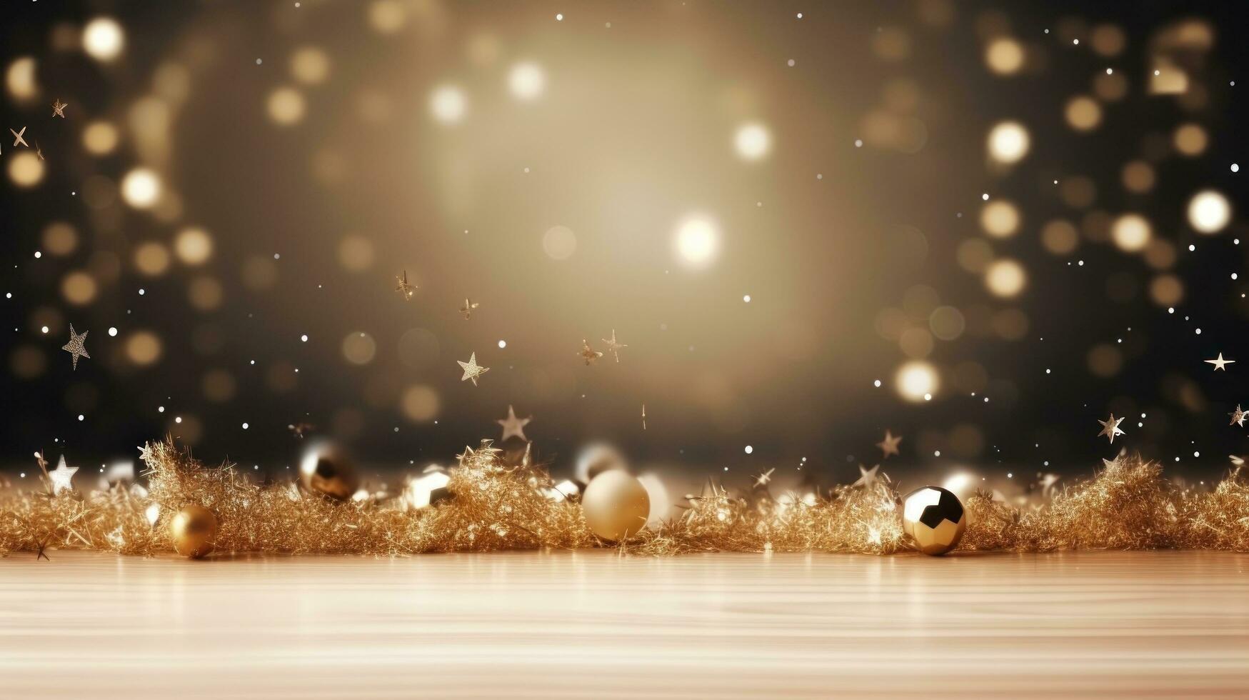 Merry Christmas background with copy space photo