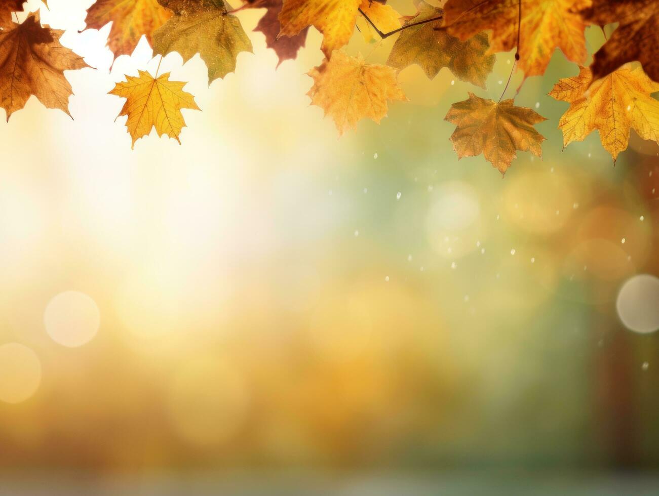 Autumn leaves background photo