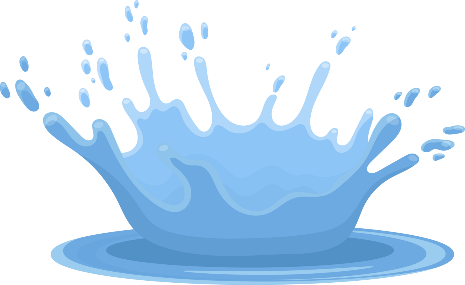 Water splash clipart png