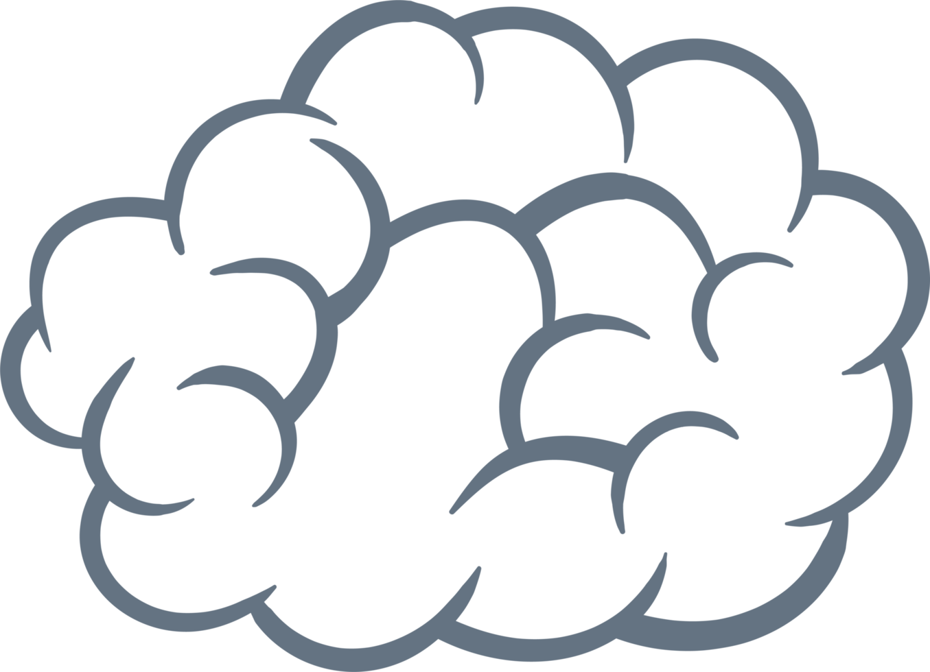 Brain cartoon icon clipart png
