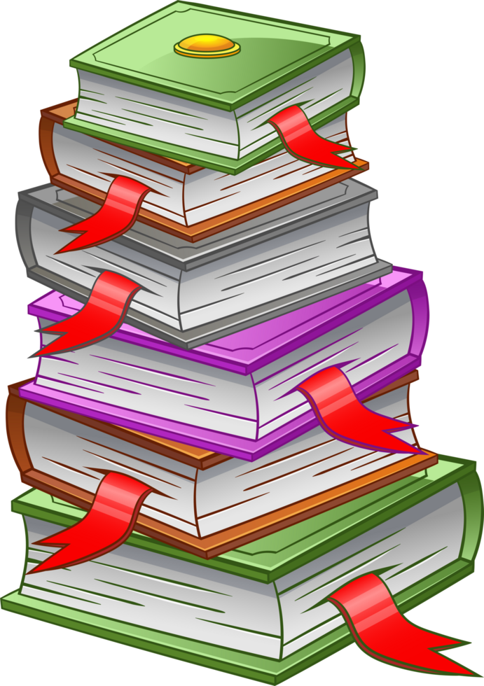 Books clipart desgin png