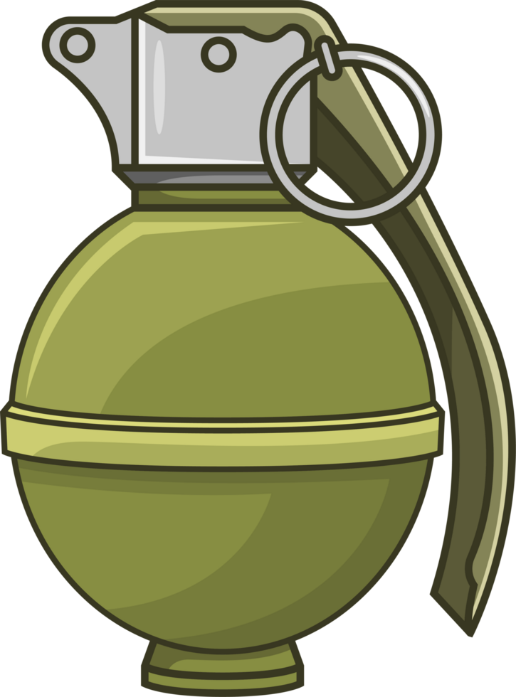 Grenade clipart design png