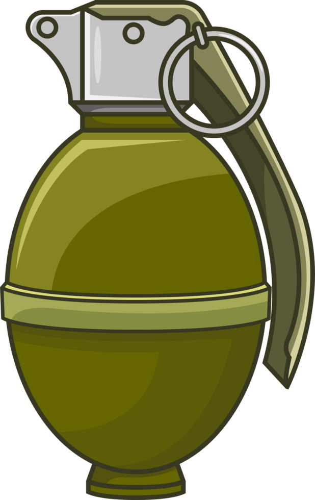 Grenade clipart design png