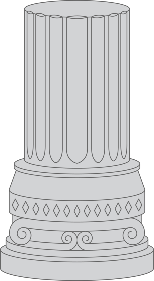 Ancient columns clipart png