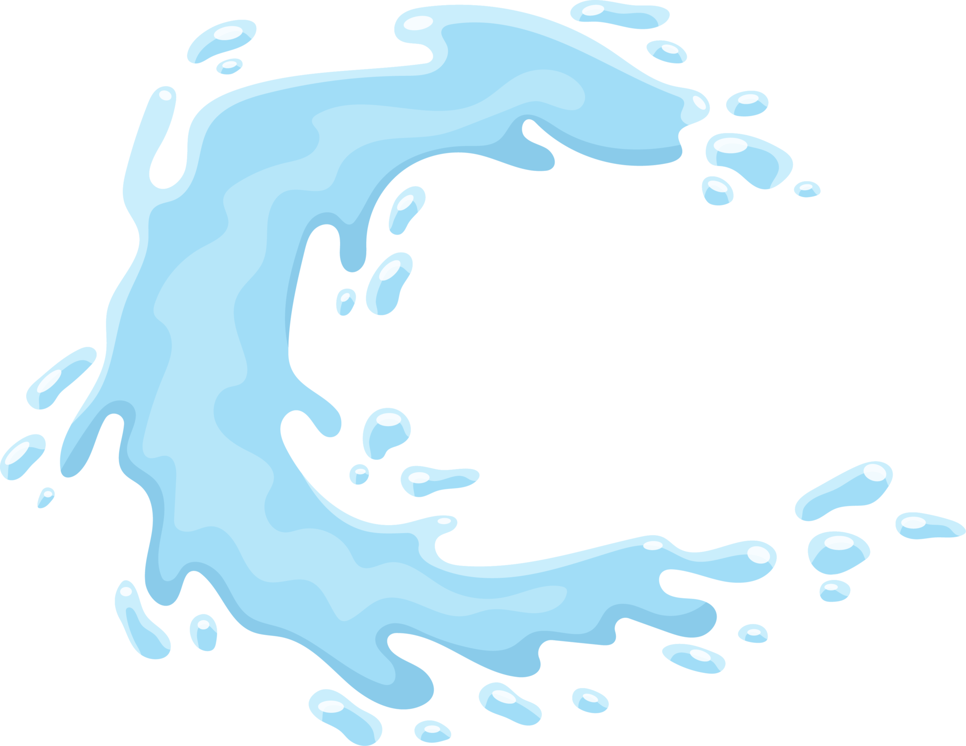 Water splash clipart 26750487 PNG