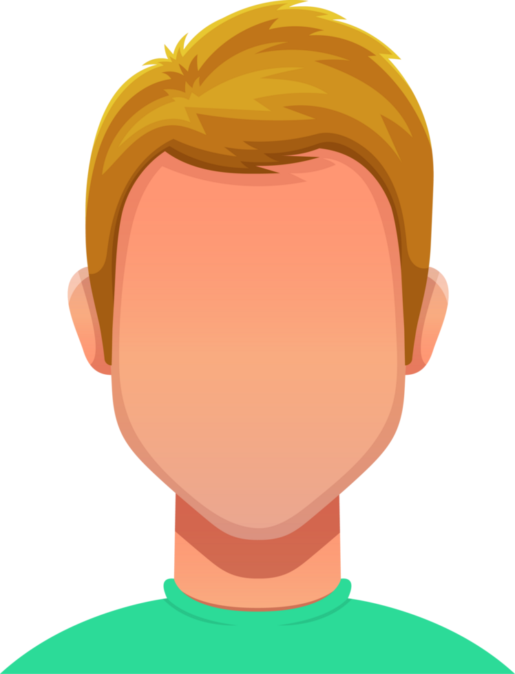 Man face clipart png