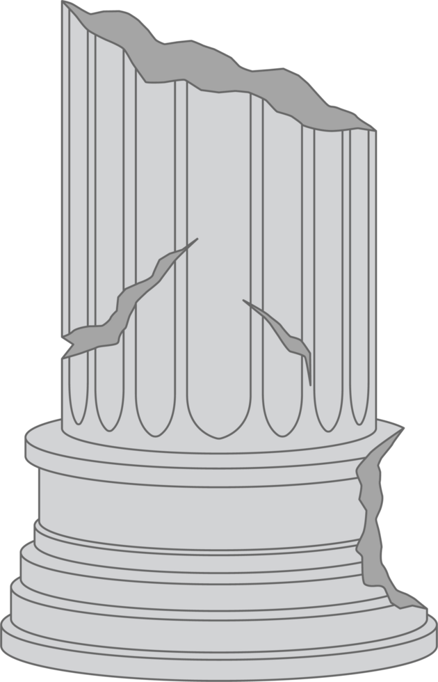 Ancient columns clipart png