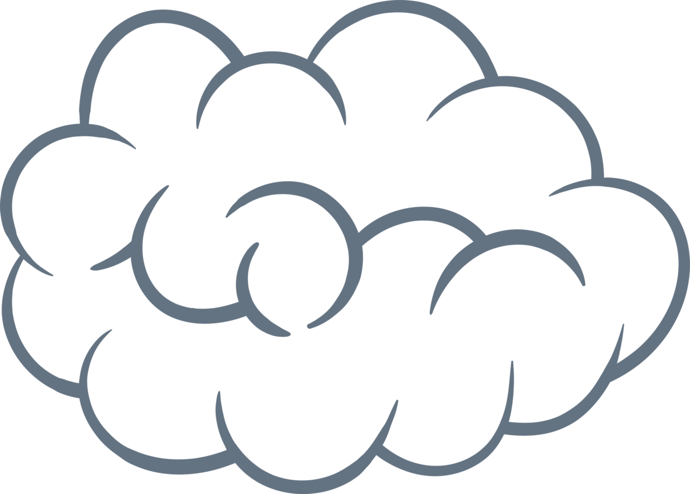 Brain cartoon icon clipart png