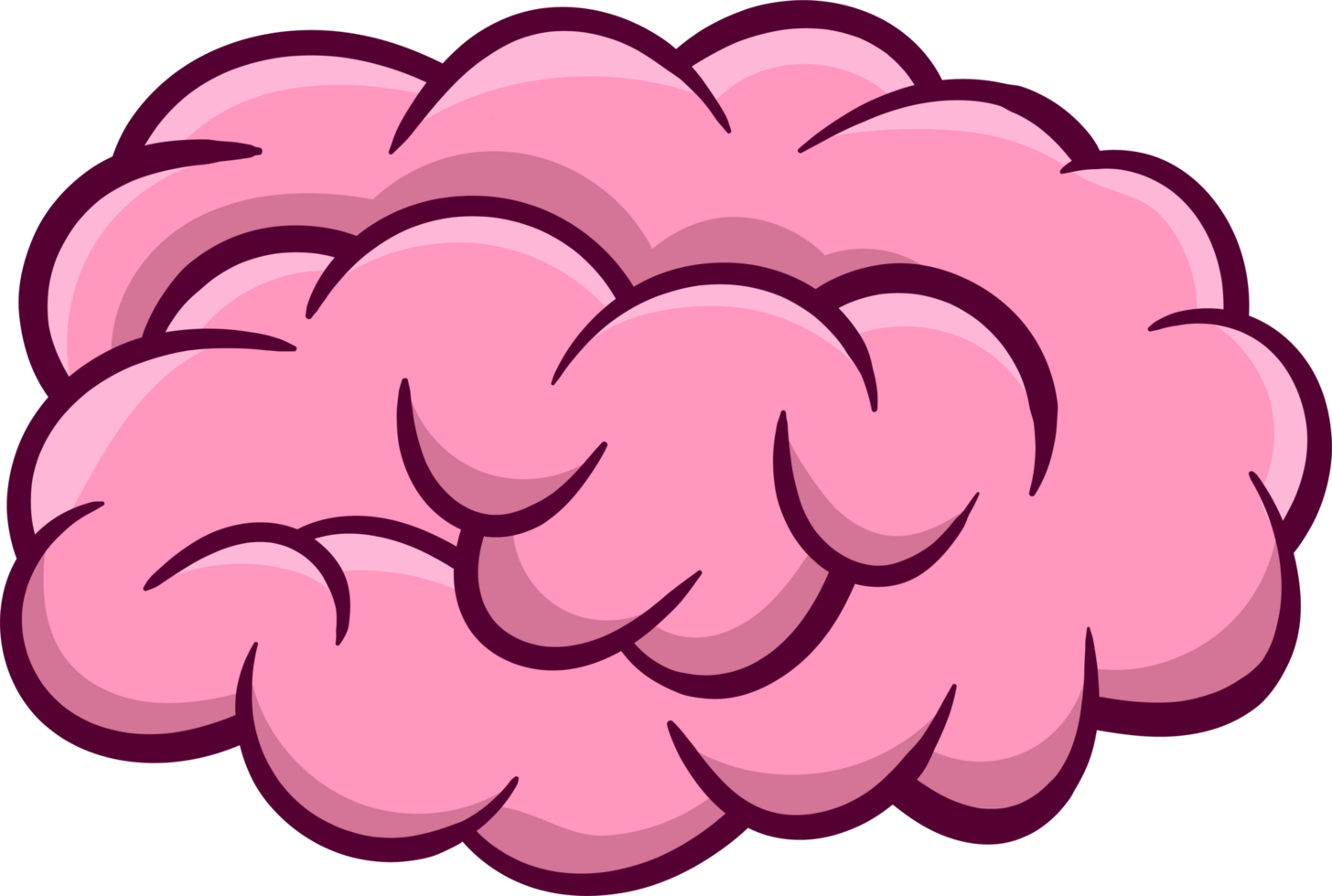 Brain cartoon icon clipart png