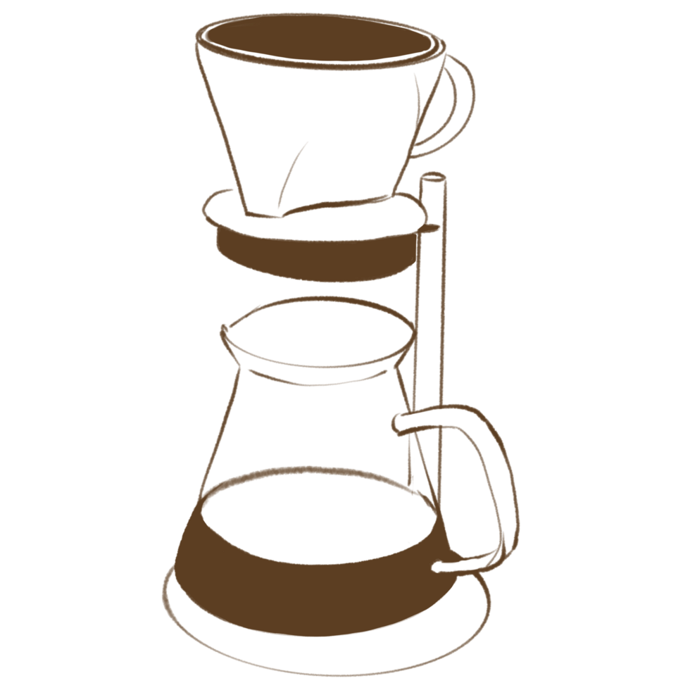 coffee line art coffee maker png