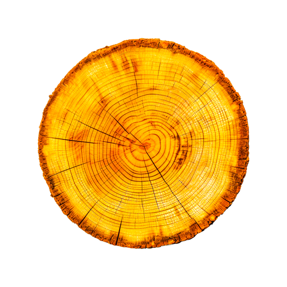 Wooden platform, wooden texture, tree rings. Generative Ai png