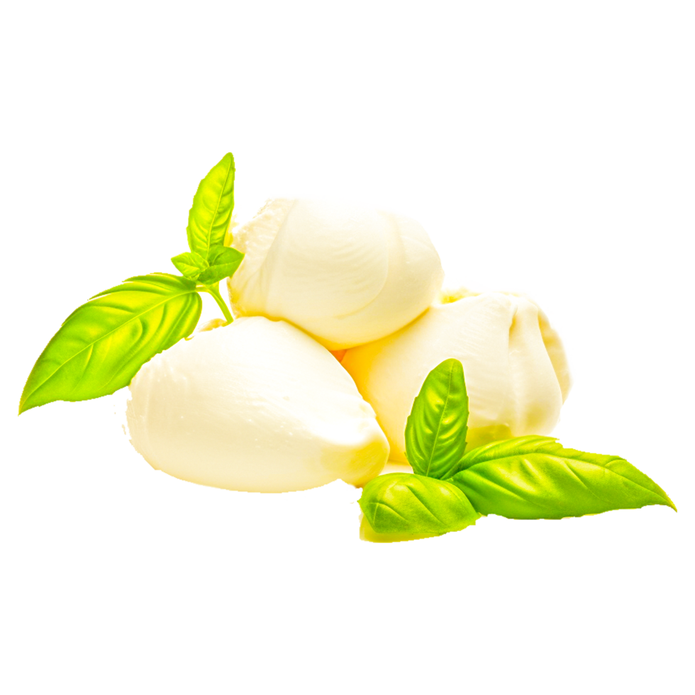 Mozzarella cheese Generative Ai png