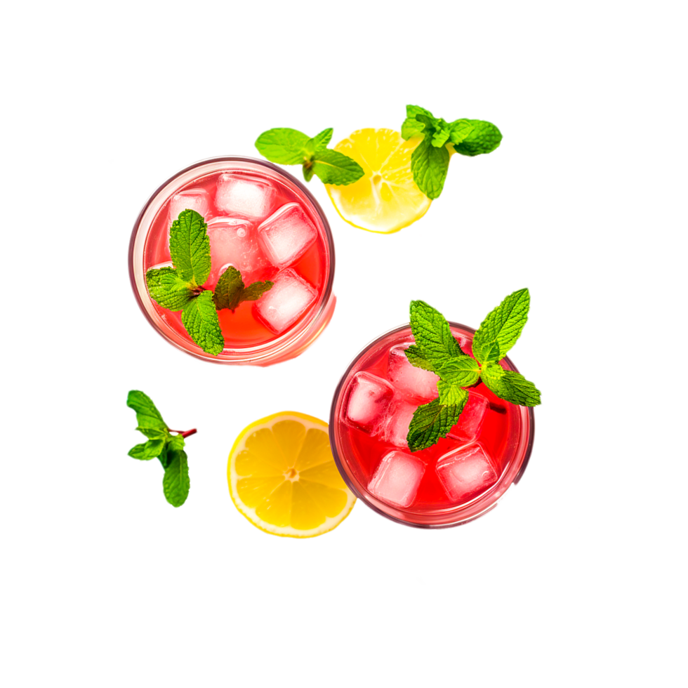 Cocktail garnish Bramble Gin food, recipe Generative Ai png