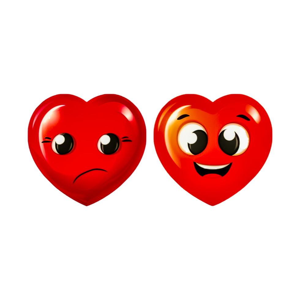 Emoji Heart Romance Love Valentine's Day, png
