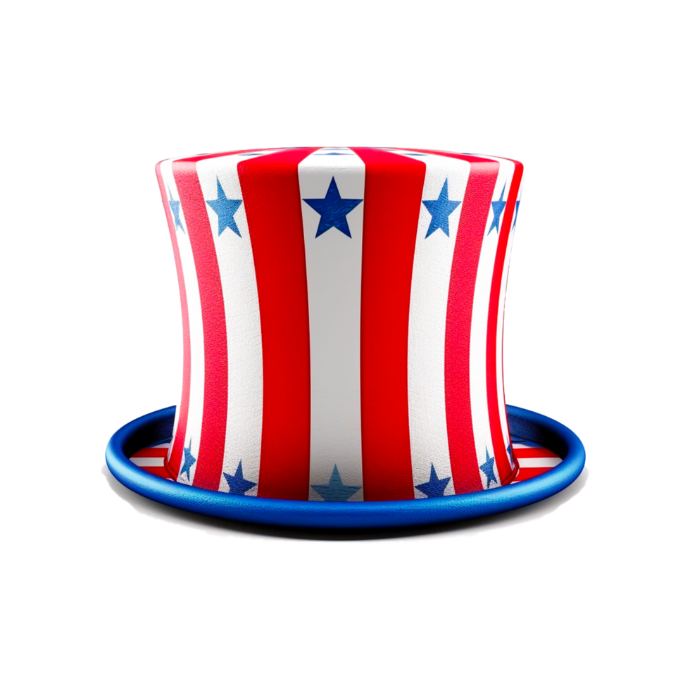 Independence Day Hat United States Uncle Sam, Independence Day, hat, holidays, top Hat png Generative Ai