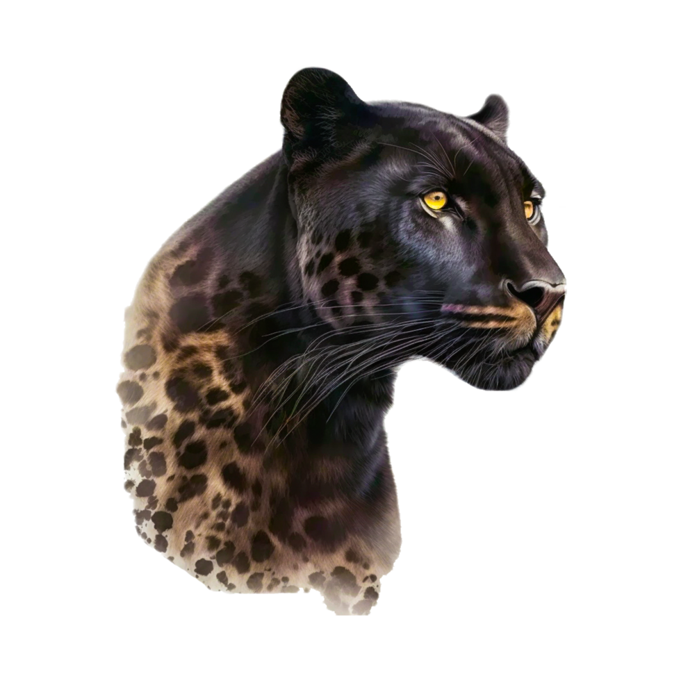 pantera gato leopardo tigre generativo ai png