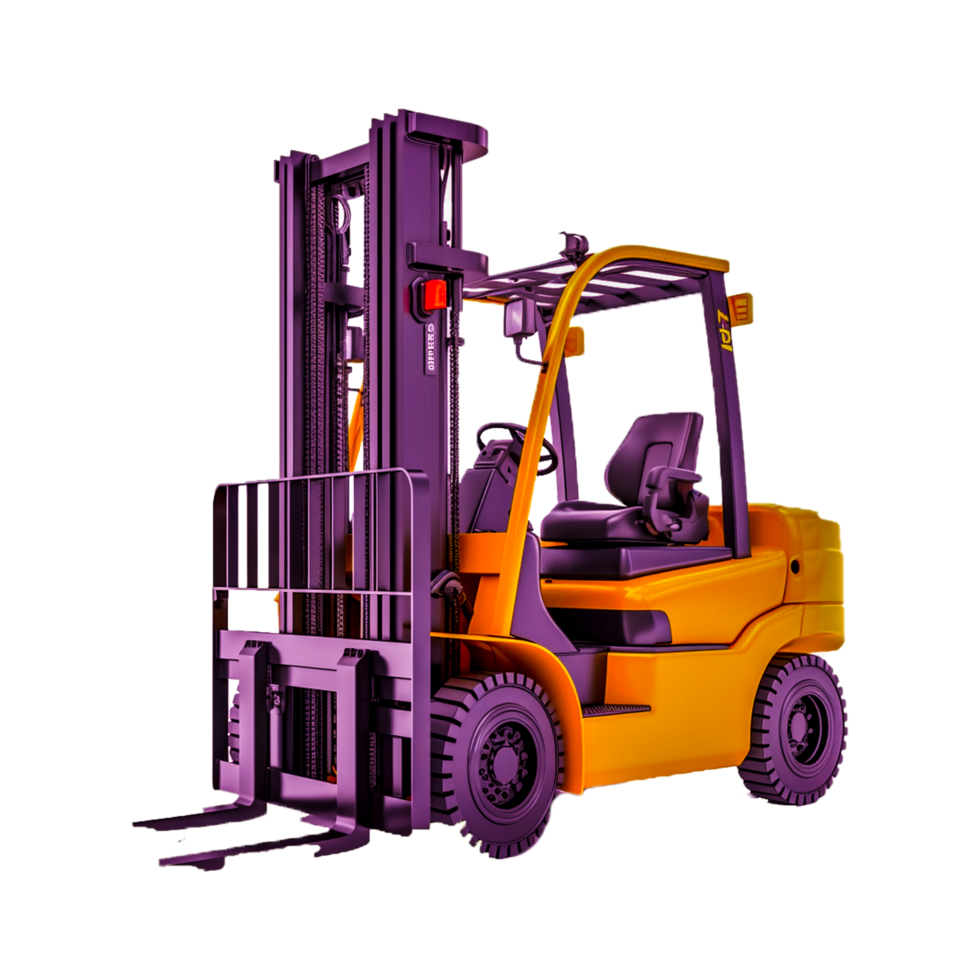 Forklift operator Heavy Machinery Cargo, Forklift Truck, cargo, forklift png Generative Ai