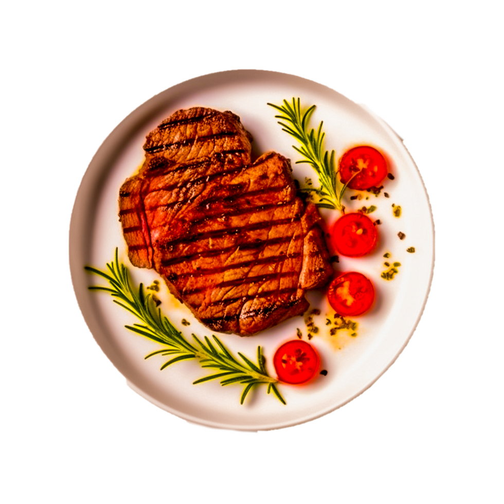 Sirloin Steak Grilling Barbecue Rib Eye Steak Generative Ai 26751520 PNG