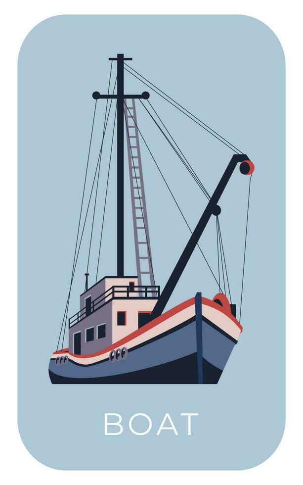 Ship and boat vector