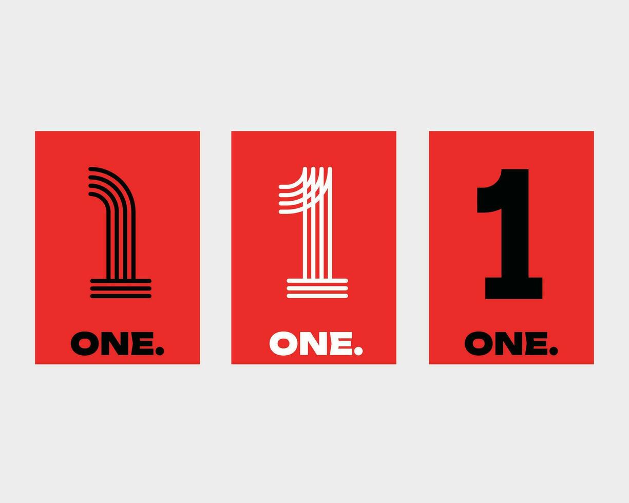 Numbers. Trendy font in retro Bauhaus design style. Artistic geometric printing type. Stylized alphabet vector