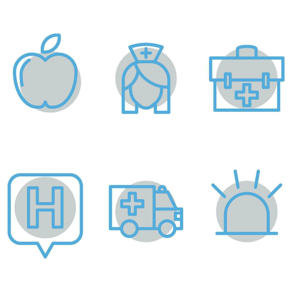 medical icons set for you download vector