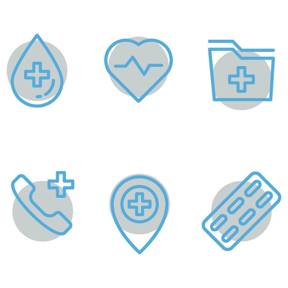 medical icons set for you download vector