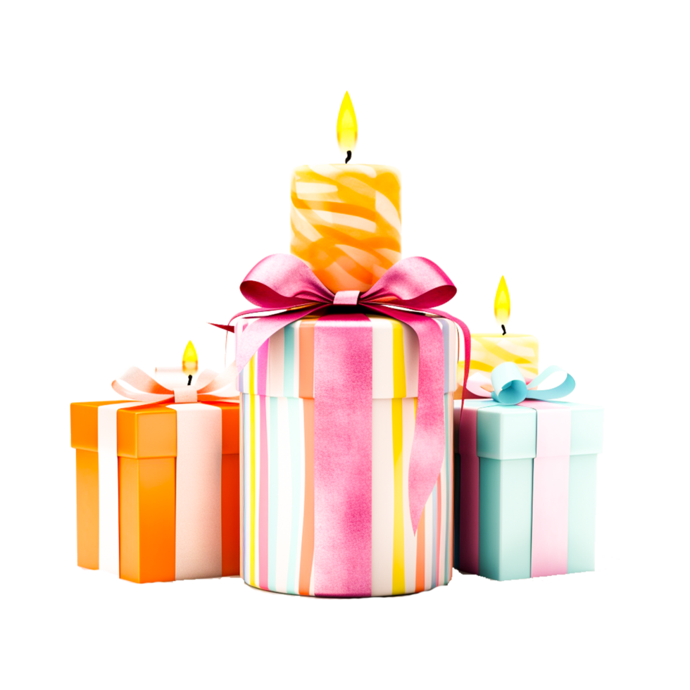 regalo scatola caramella png Immagine generativo ai